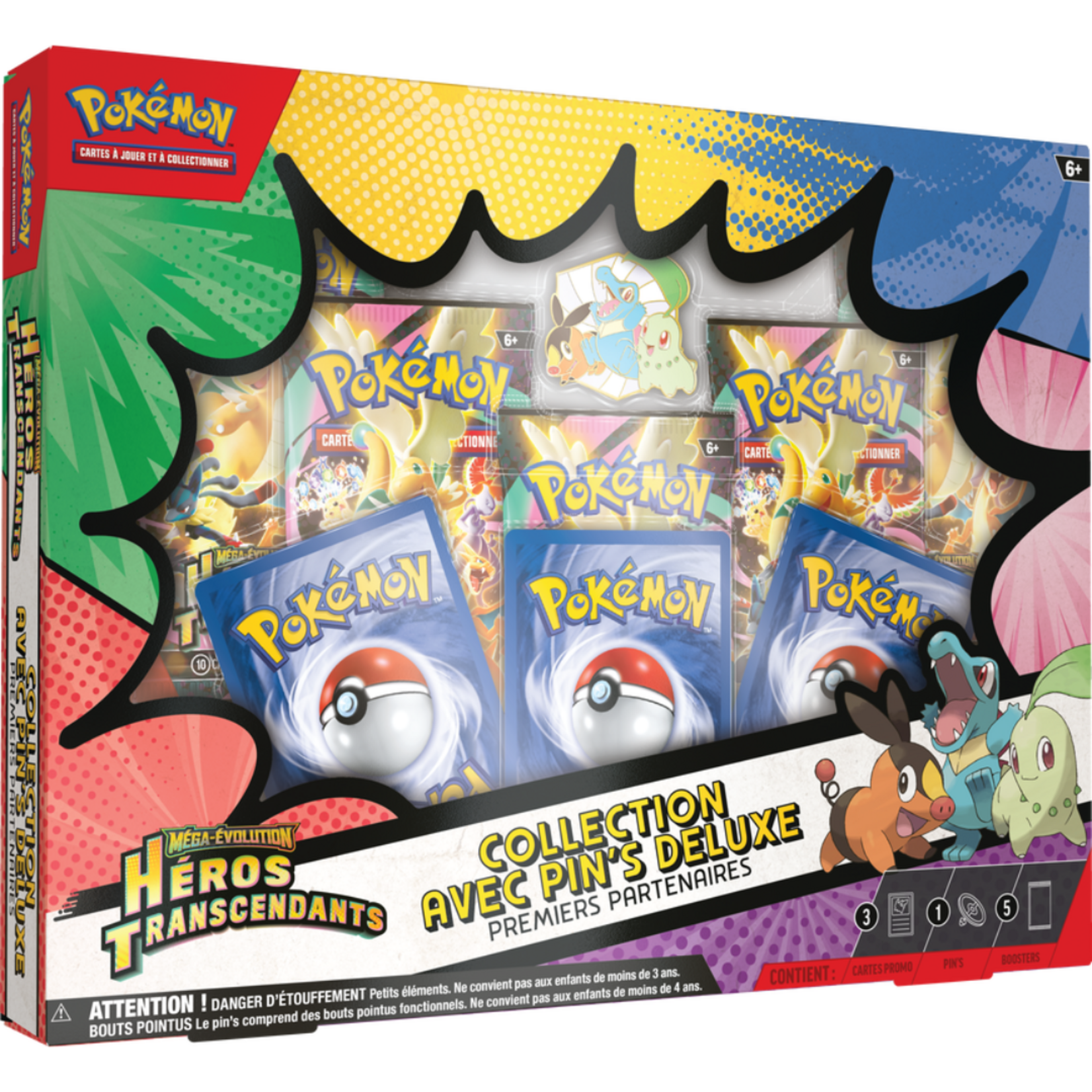 Pokemon ME02.5 - Ascended Heroes - First Partners Deluxe Pin Collection FRENCH
