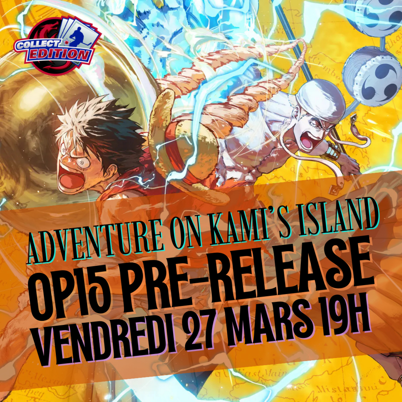 One Piece One Piece - Prerelease OP15 - Vendredi 27 mars 19h