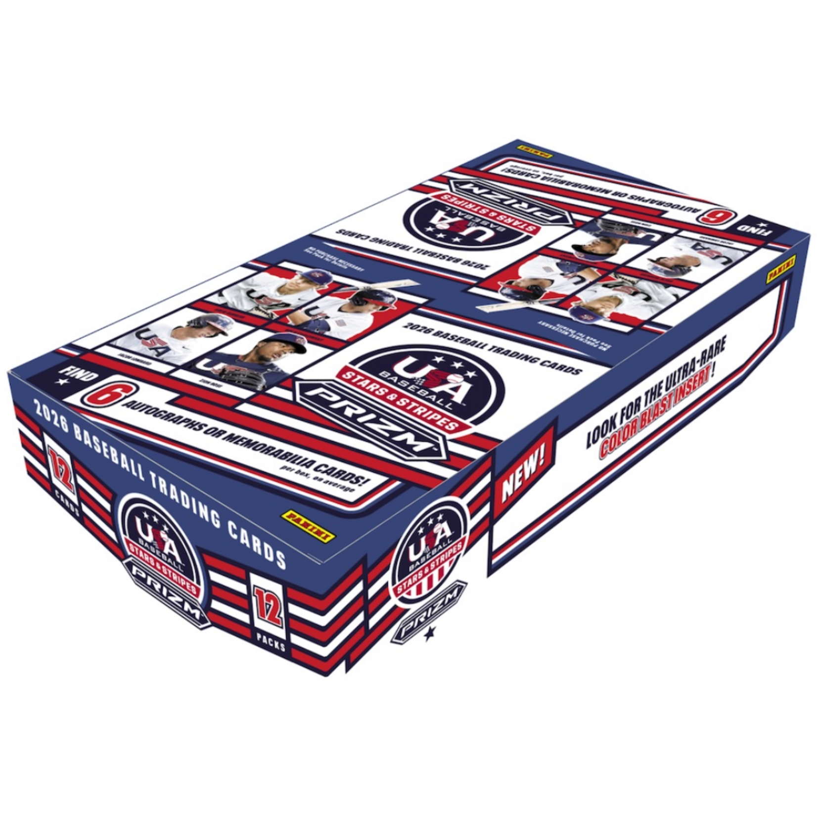 Baseball Baseball 2026 Panini Prizm Stars & Stripes - Hobby Box