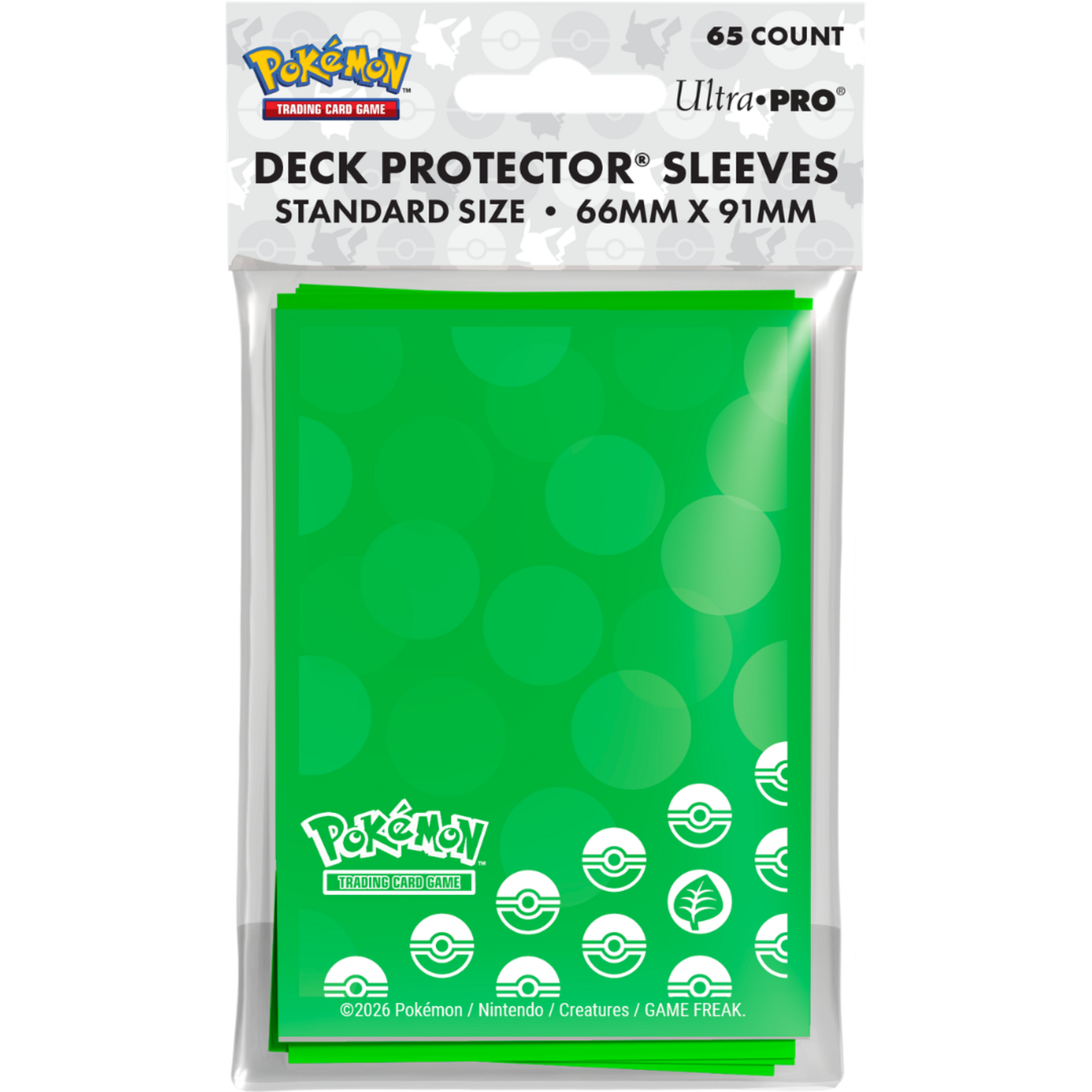 Accessoires Sleeves Pokemon (65) - Energy Grass Type