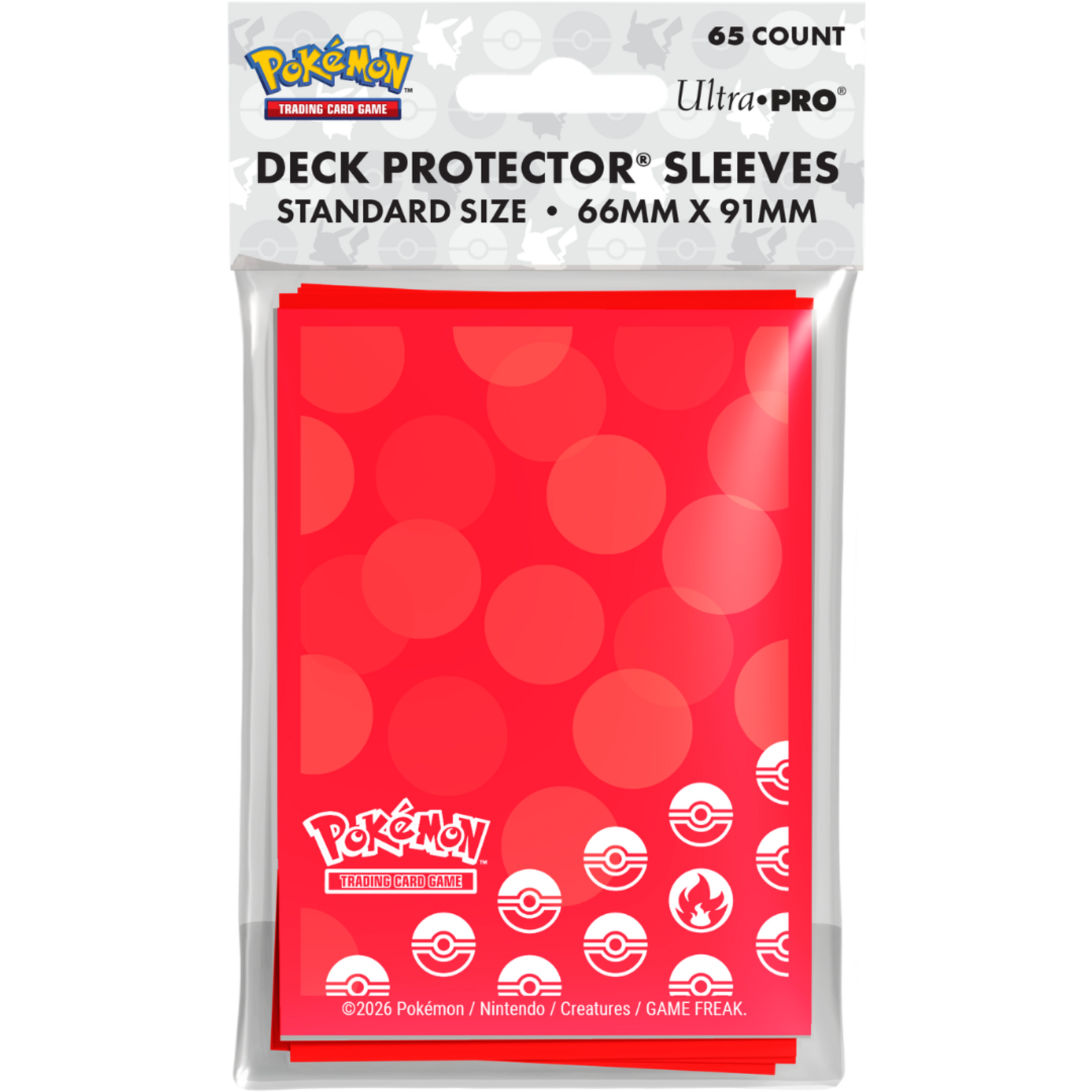 Accessoires Sleeves Pokemon (65) - Energy Fire Type