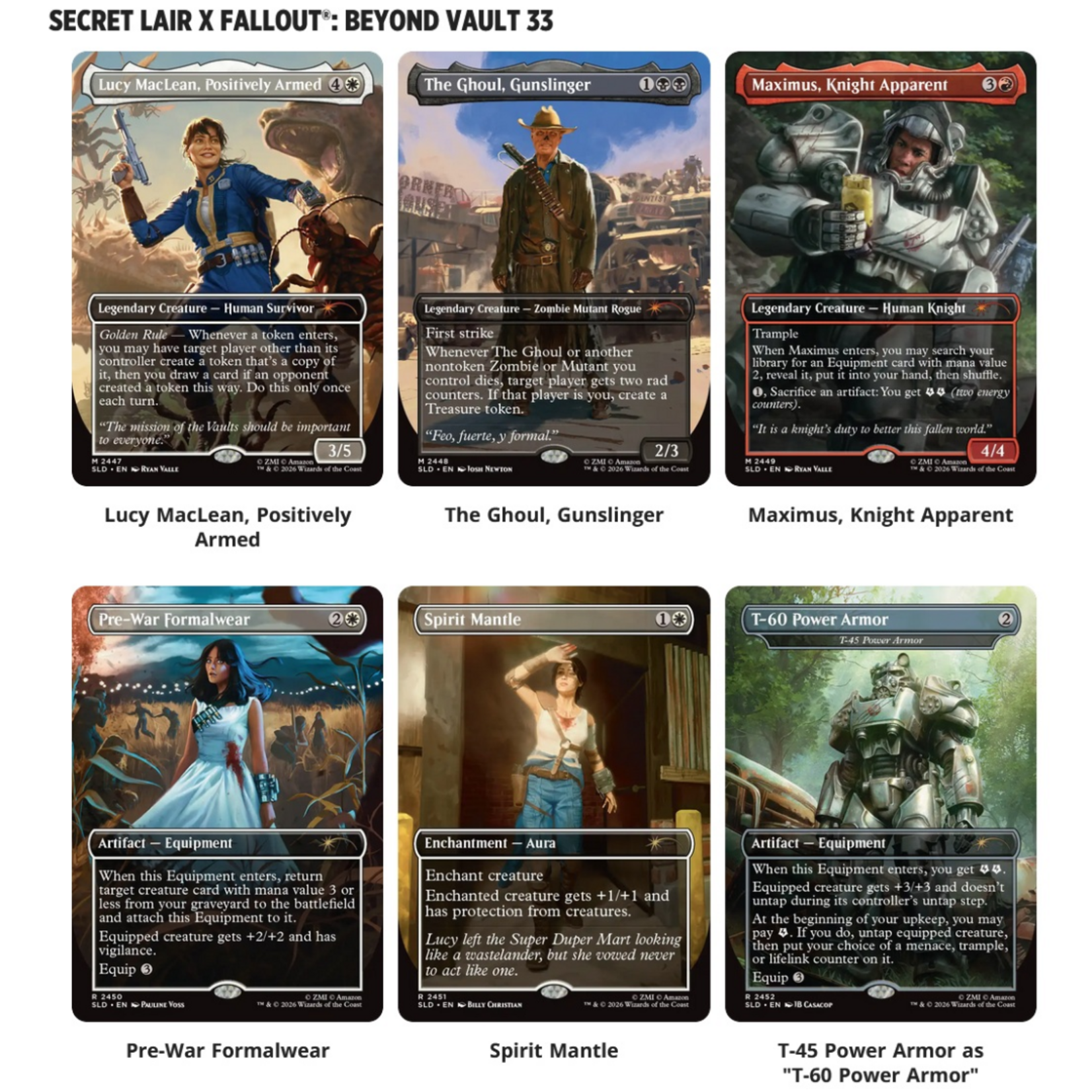 Secret Lair x Fallout: Beyond Vault 33 - Non-Foil