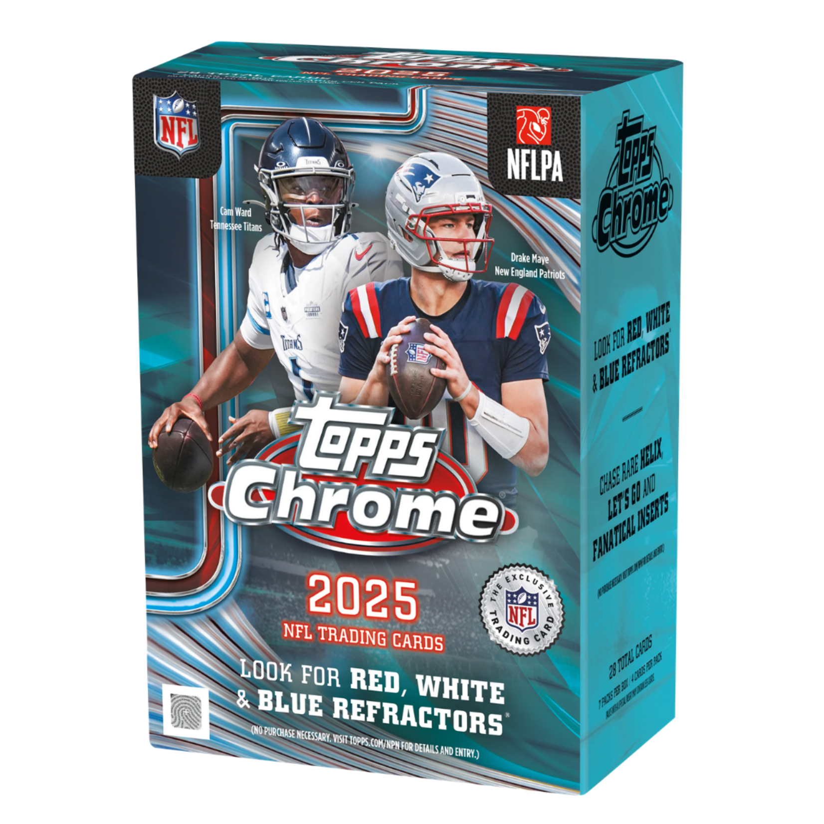 Football Football 2025 Topps Chrome - Value  Box