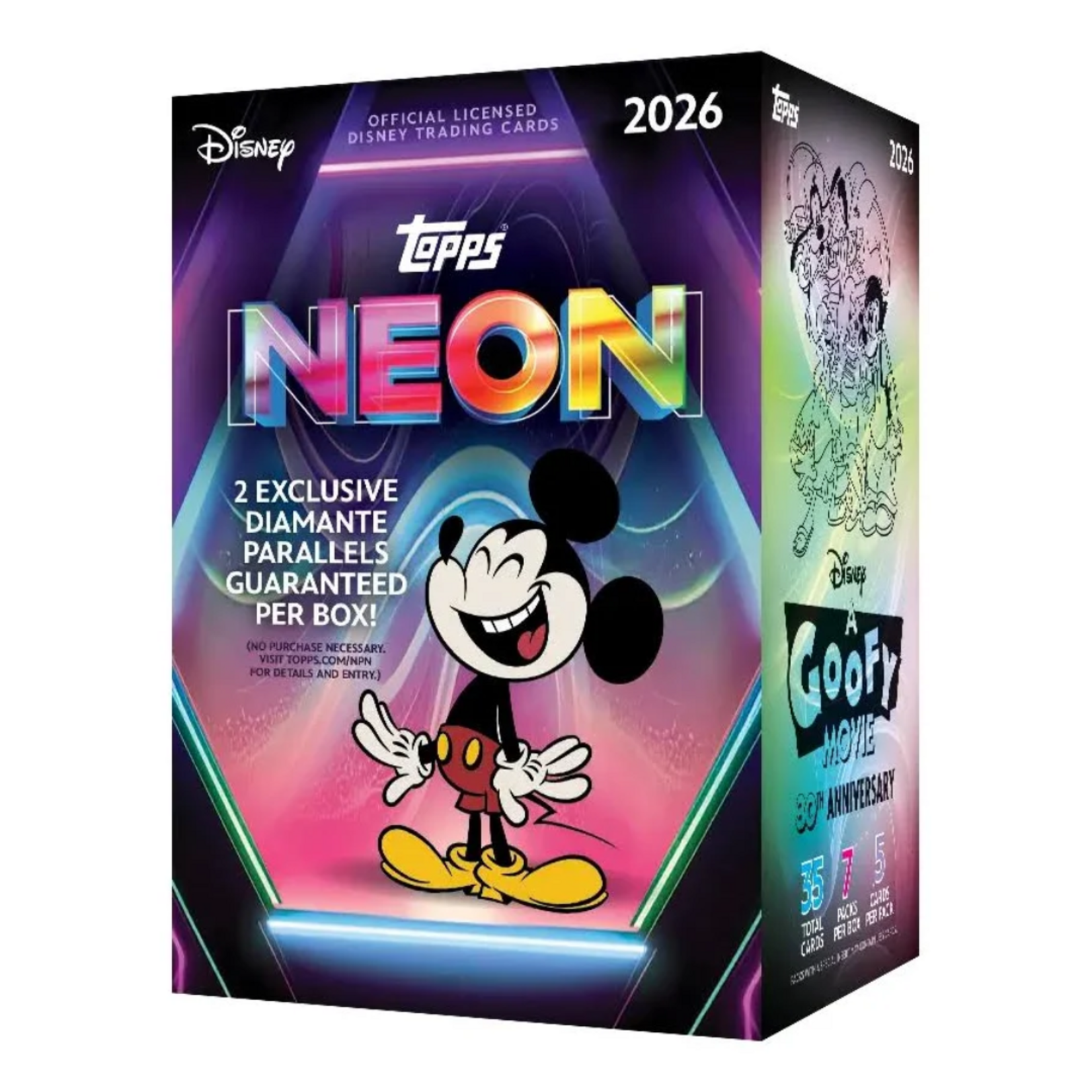 Non-Jeux Autres Disney 2025 Topps Neon - Value Box