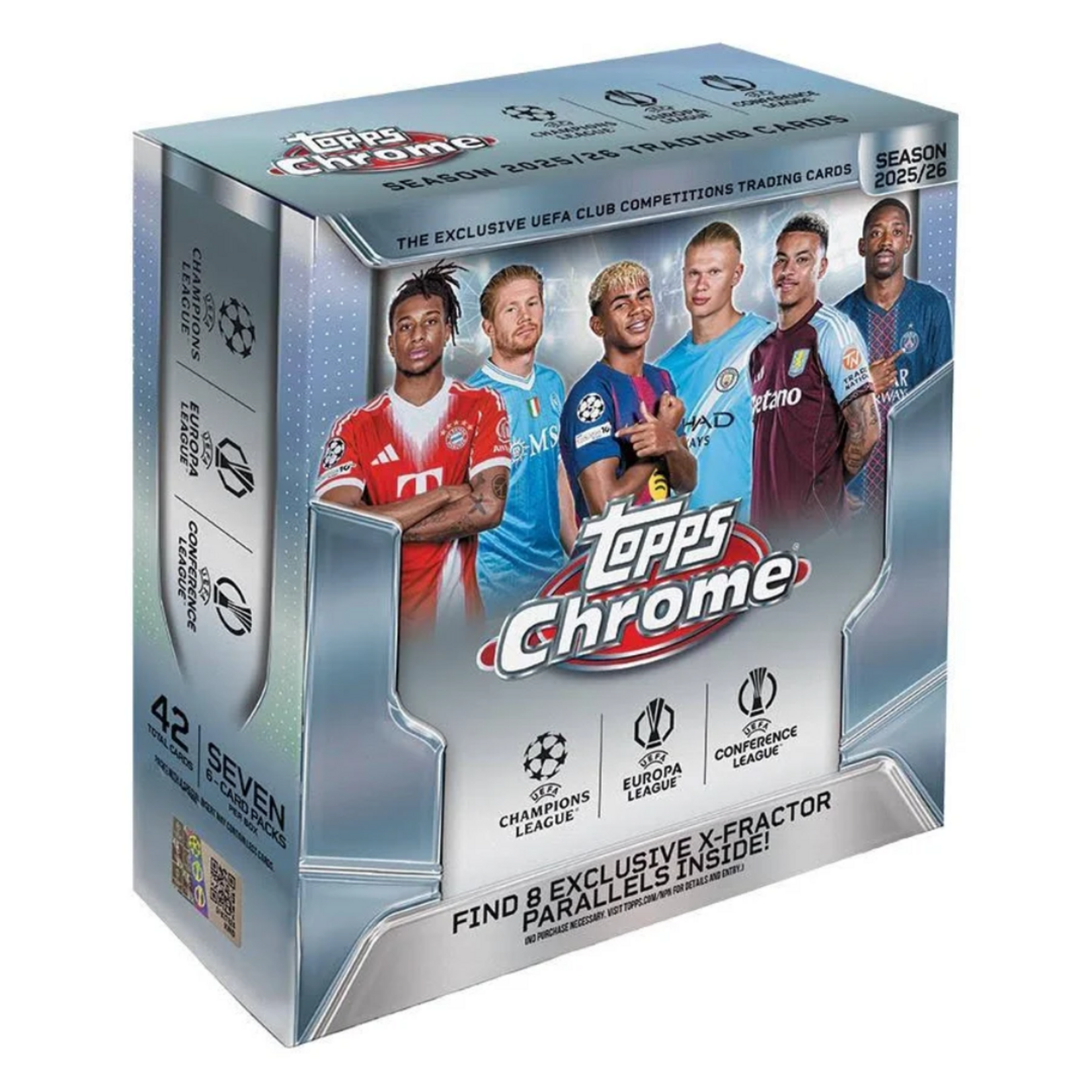 Soccer Soccer 2025-26 Topps Chrome UEFA Club Competitions - Mega Box