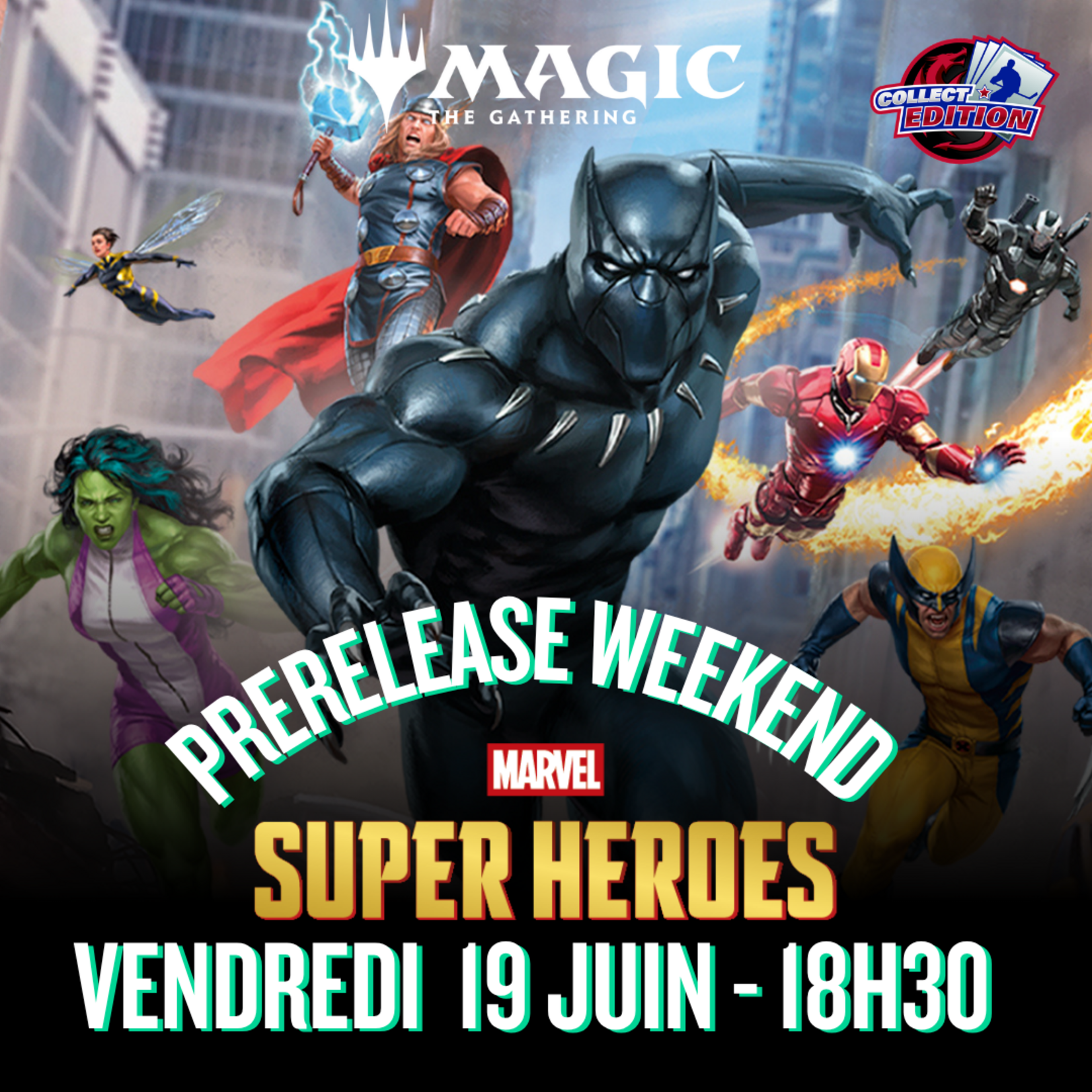 MTG - Prerelease Marvel Super Heroes - vendredi 18h30 - 19 Juin