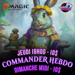 Évènement EDH/Commander Hebdo - Jeudi 18h et Dimanche midi