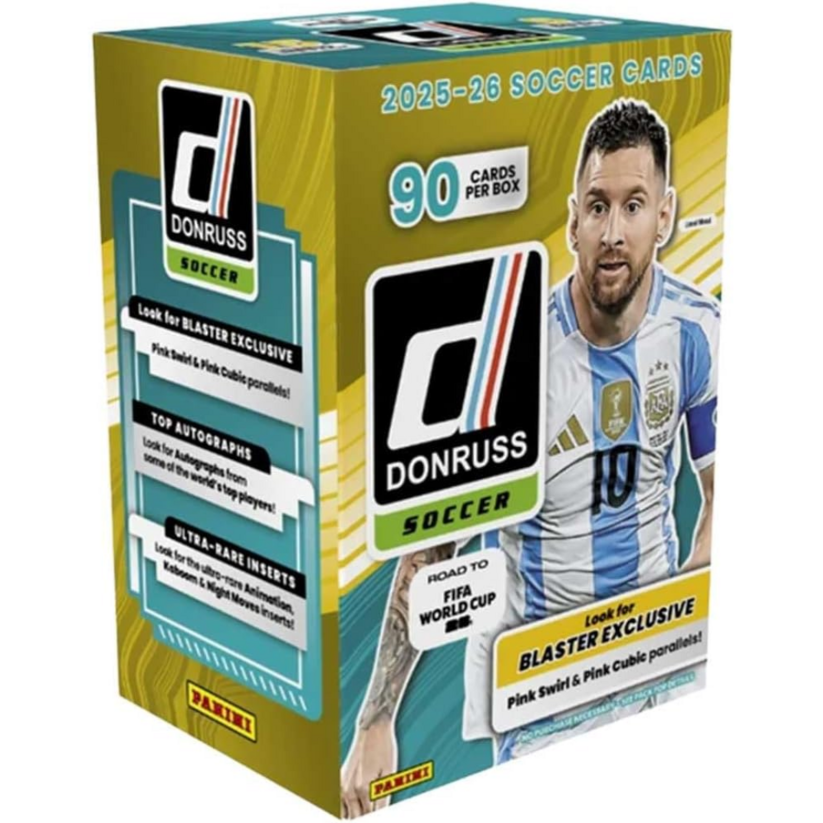 Soccer Soccer 2025-26 Donruss Road to FIFA World Cup - Blaster Box (Yellow/Green)