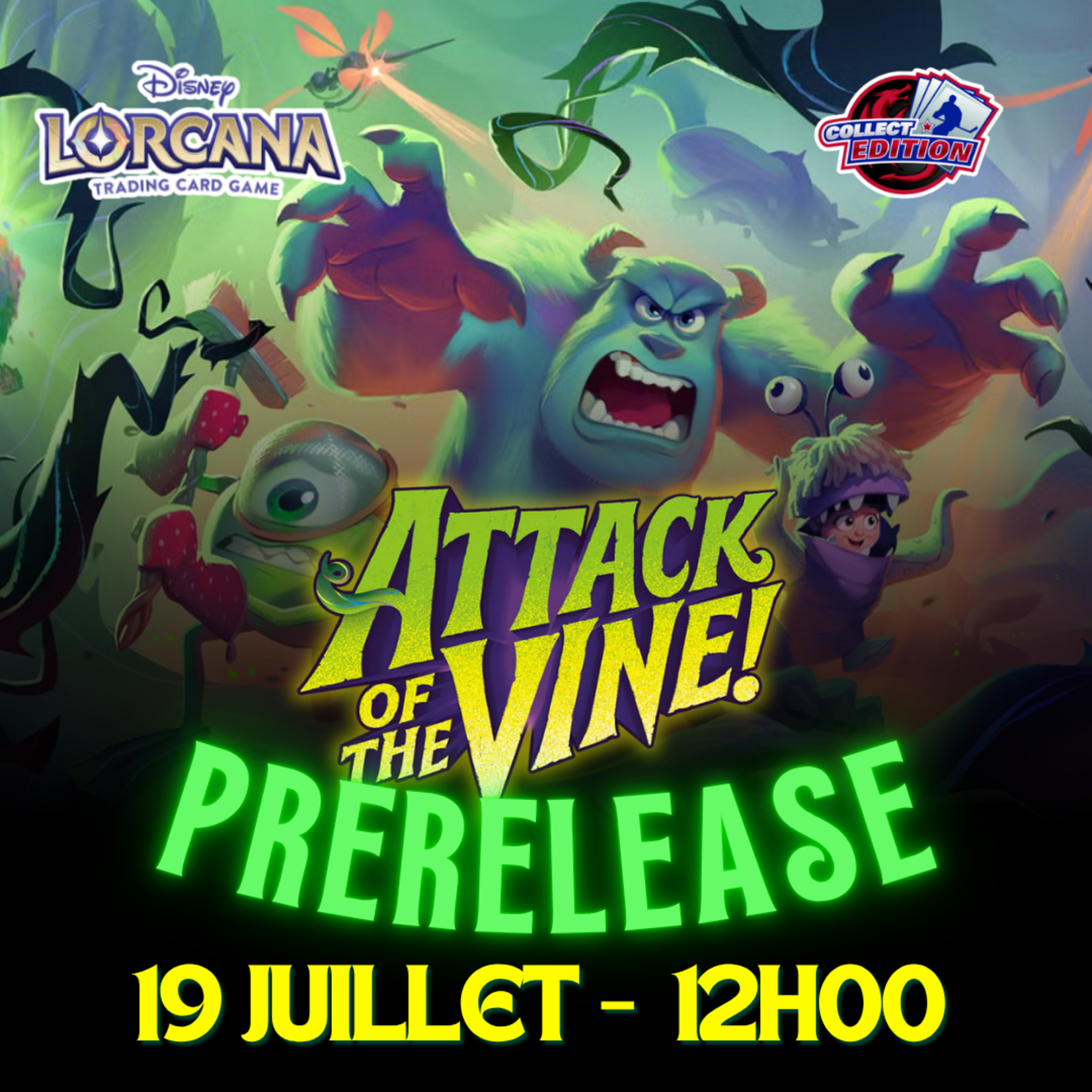 Lorcana Lorcana - Release Event  -  Attack of the Vine! - Dimanche 12h00 - 19 Juillet