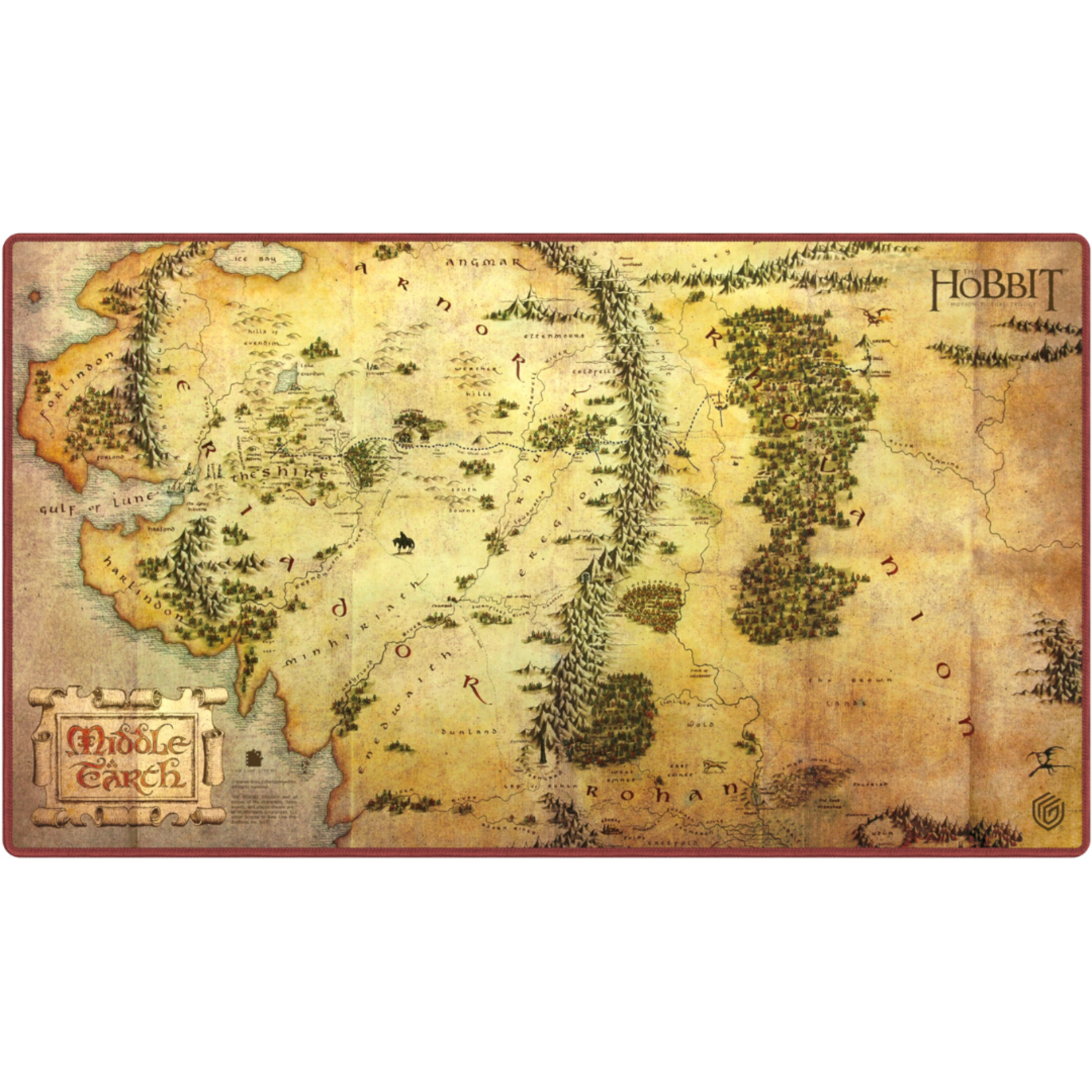 Gamegenic Playmat MTG The Hobbit - Middle-Earth Map