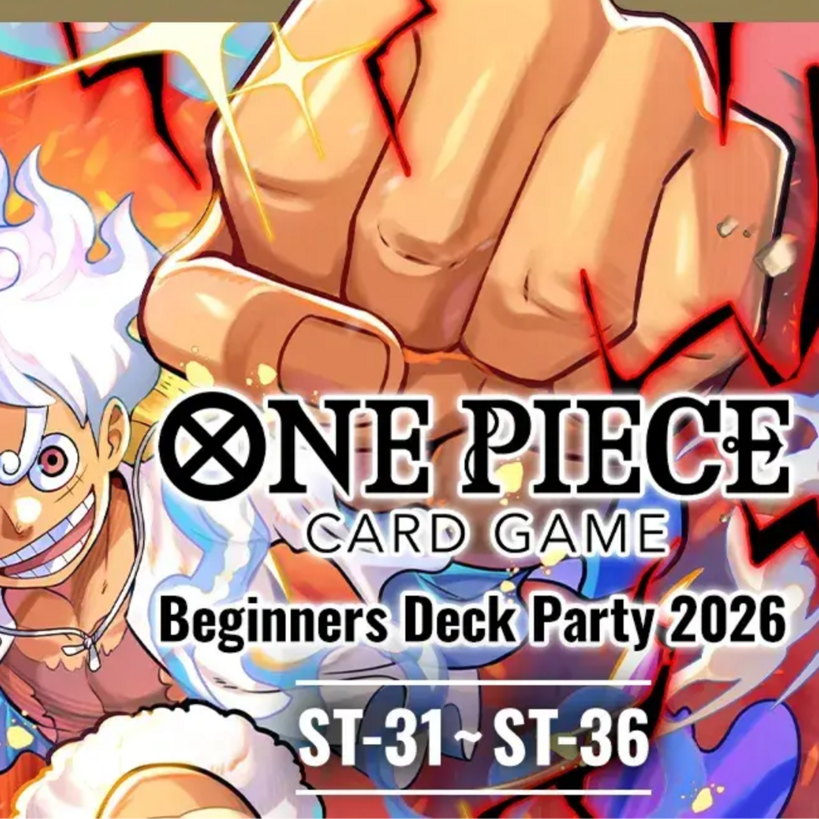 One Piece Beginners Deck Party 2026 [ST-31]~[ST-36]