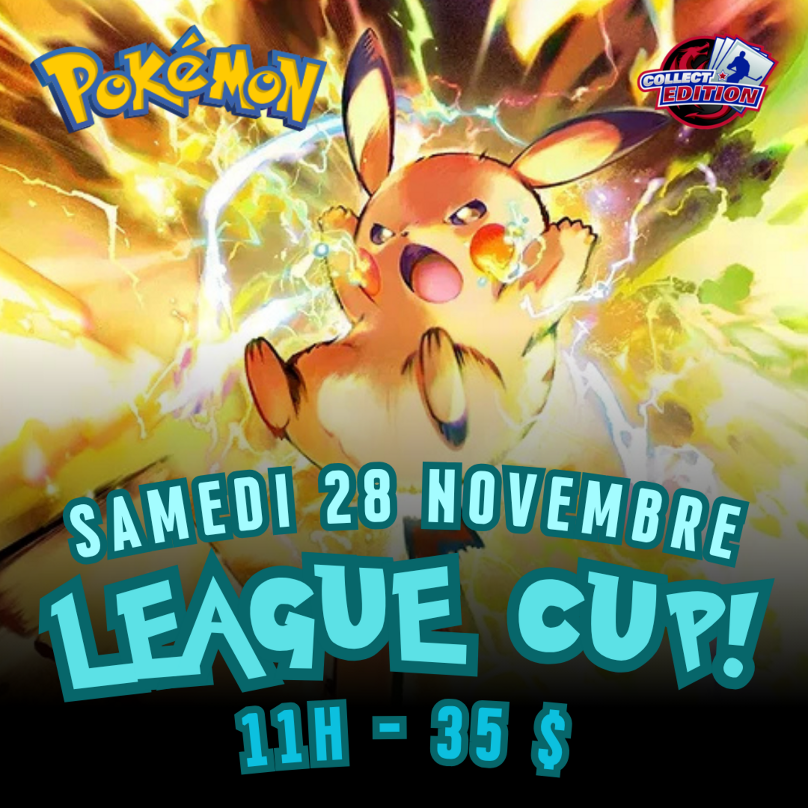 Pokemon Pokemon - League Cup - Samedi 28 Novembre - 11h