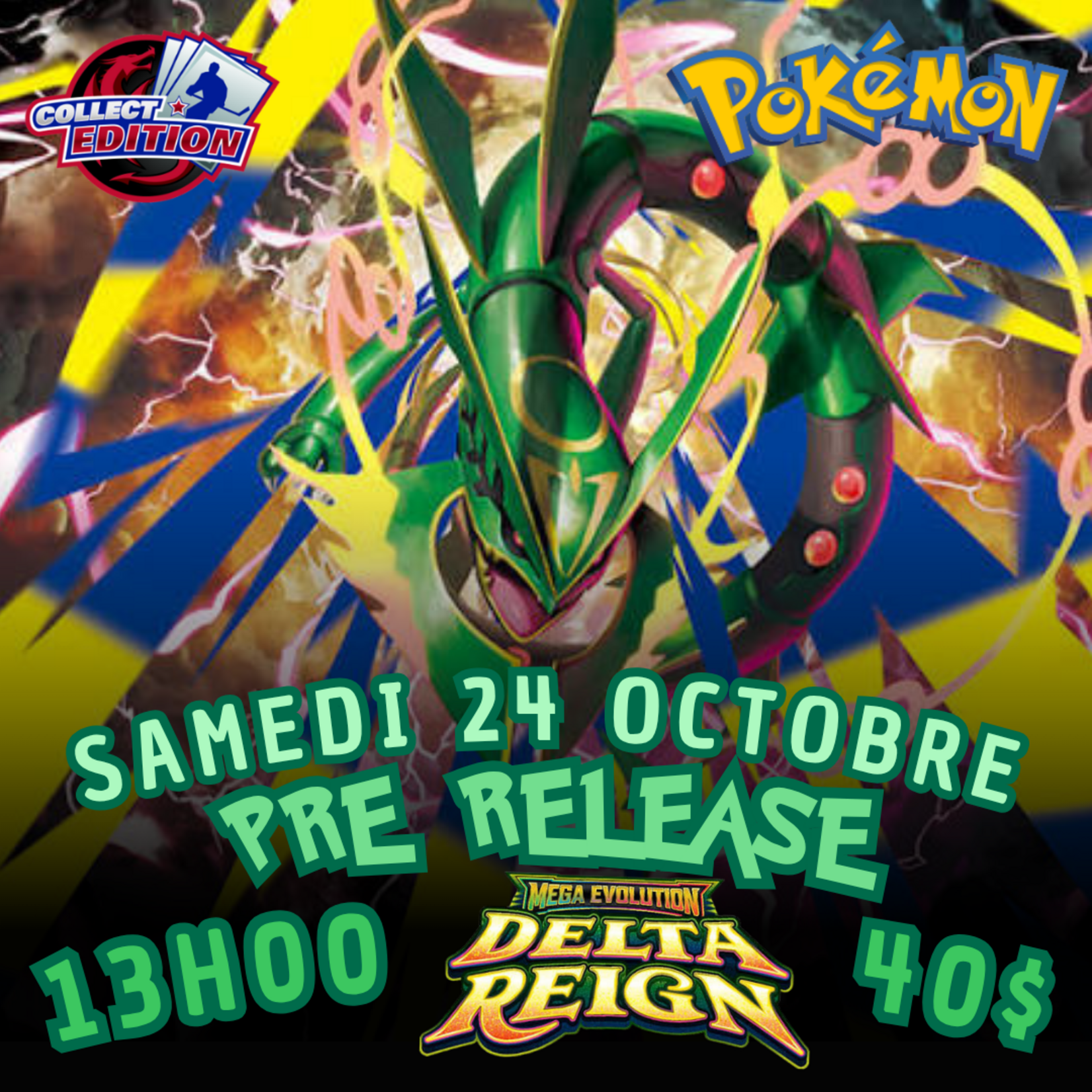 Pokemon Pokemon - Prerelease Delta Reign - Samedi 24 Octobre - 13h
