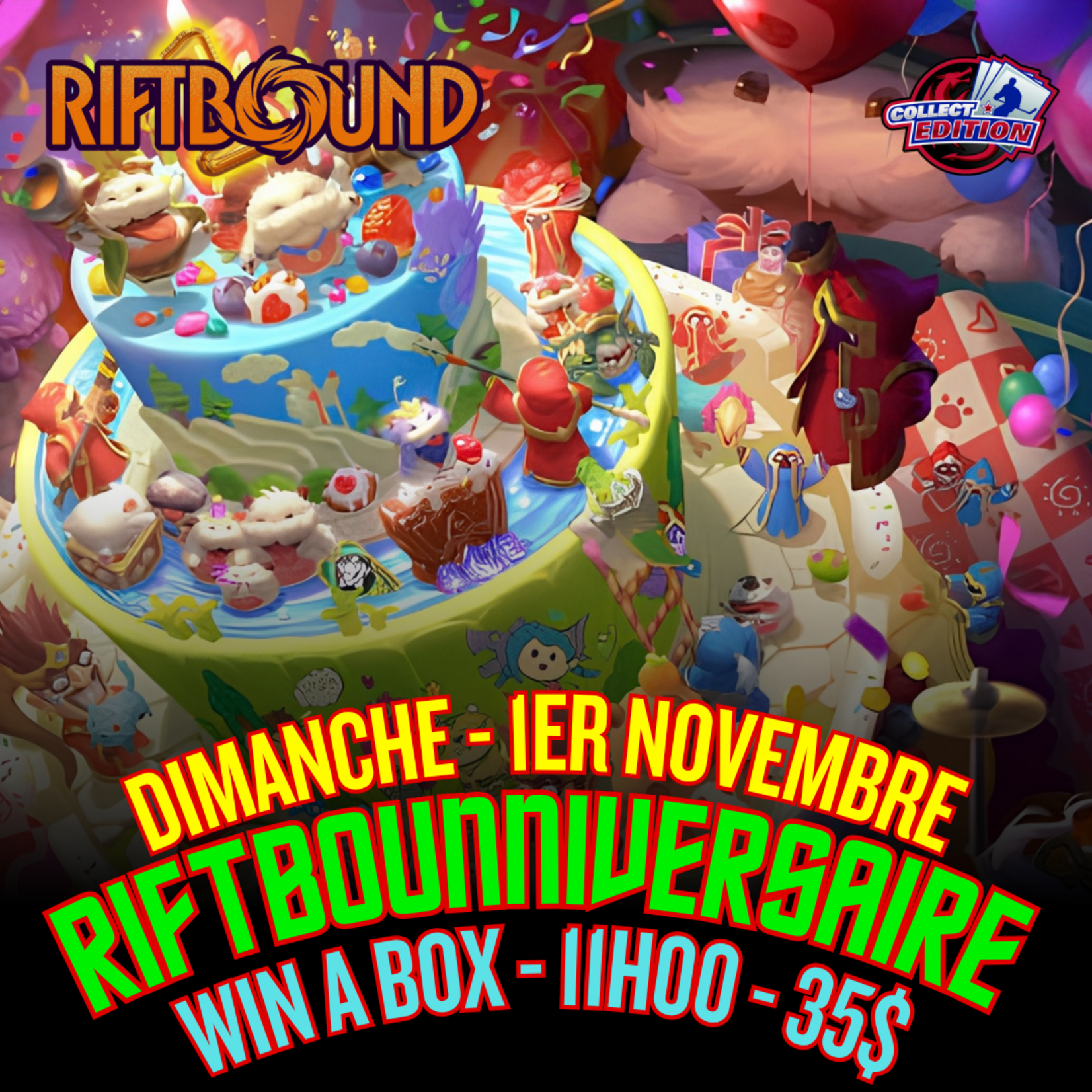 Riftbound Riftbound - RIFTBOUNNIVERSAIRE - Dimanche 1er novembre - 11h