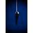 Black Tourmaline 12 Faceted Pendulum