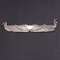 Winged Disk Choker in Sterling Silver