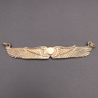 Winged Disk Choker in Bronze