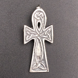 Celtic Ankh Pendant in Sterling Silver