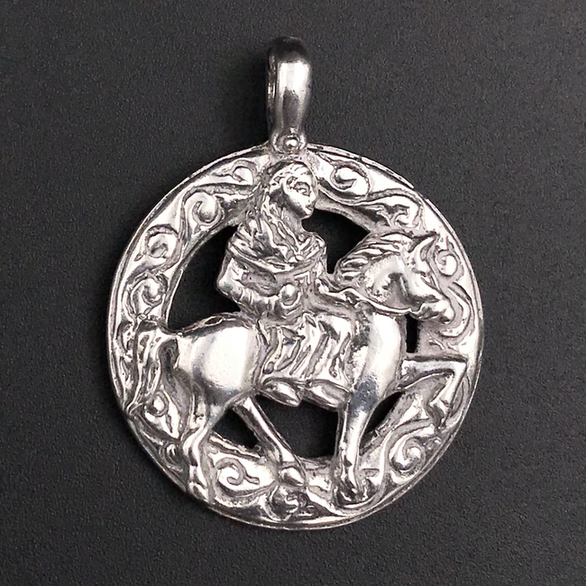Epona Pendant in Sterling Silver