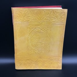 Large Raven Journal in Yellow