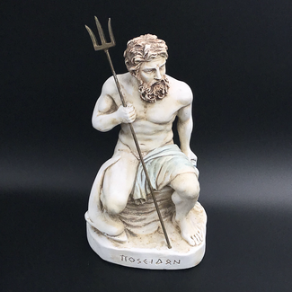 Poseidon Statue - 8.7 Inches Tall - Made in Greece