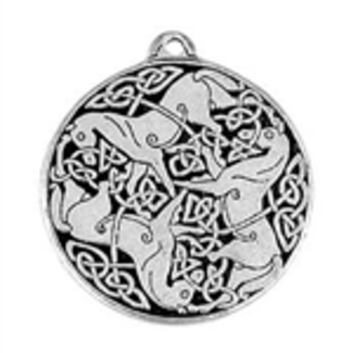 Celtic Horses Talisman Pendant