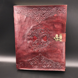 Large Celtic Tree Journal in Brown