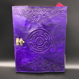 Large Hecate Wheel Journal in Purple