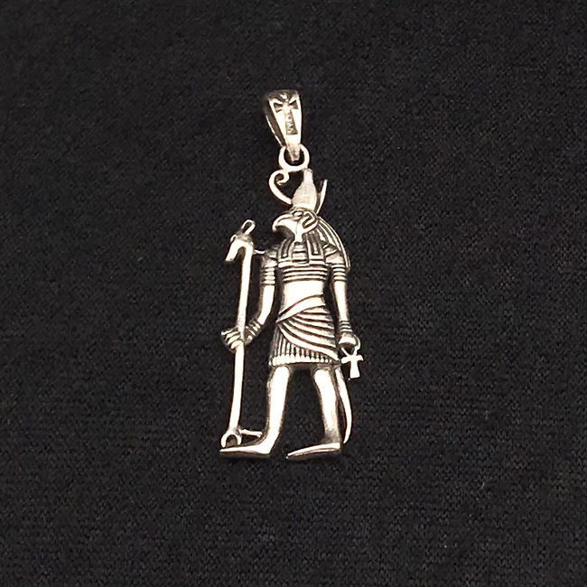 Horus Pendant in sterling silver