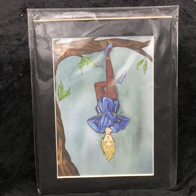 The Hanged Man - Signed and Matted Tarot Print