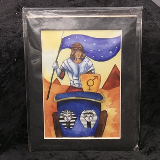 The Chariot - Signed and Matted Tarot Print