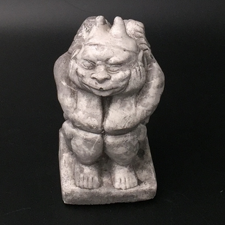 Seated Gargoyle with Horns