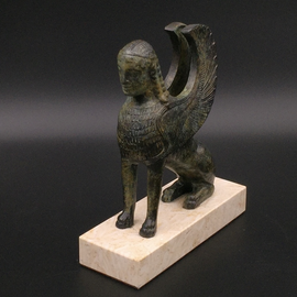 Sphinx of Naxos - 8 Inches Tall in Bronze - Made in Greece
