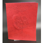 Large Herbal Pentagram Journal in Red