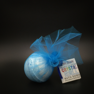 Pure Magic Marie Laveau Crystal Ball Bath Bomb with a Sodalite Crystal Inside!