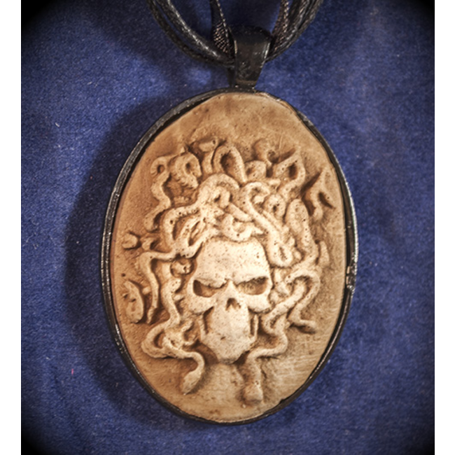 Medusa Skull Necklace