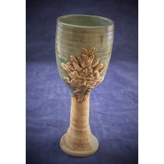 Chalice in Green with Green Man