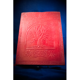 Large Tree of Life Journal in Red
