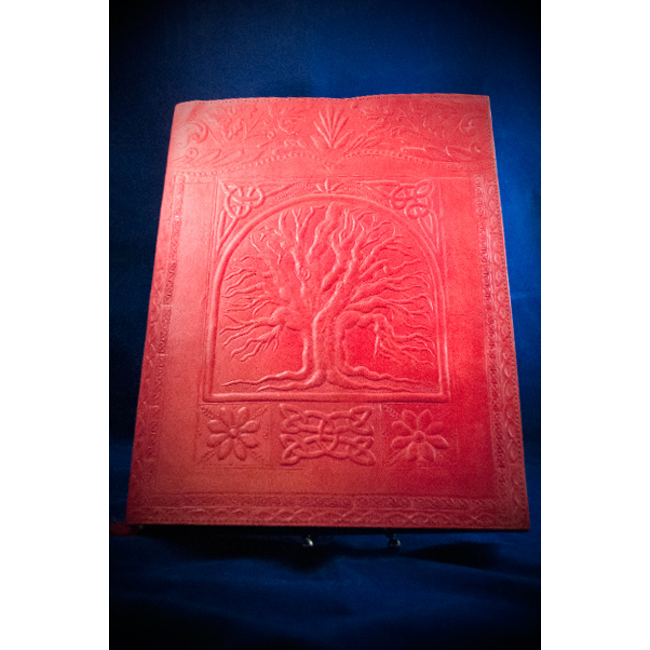 Large Tree of Life Journal in Red