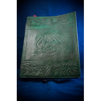 Large Dragon Journal in Green