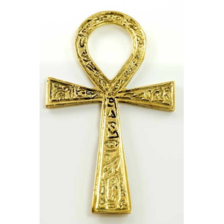 Small Brass Ankh 2 1/2 inches x 4 1/2 inches