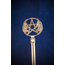 Copper Oak Leaf Pentacle Wand