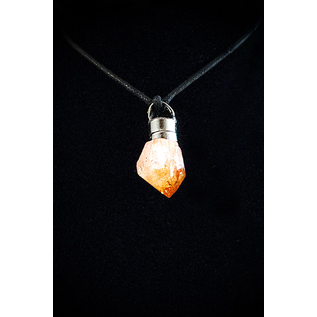 Firefly Pendant with Citrine Point