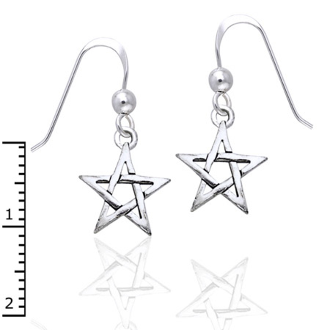 Small Pentacle Earrings