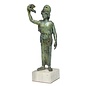 Athena with Owl - 9 inches Tall in Bronze - Made in Greece