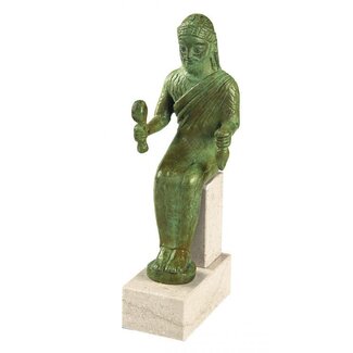 Zeus of Mount Lykaion - 8 Inches Tall - Made in Greece