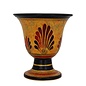 Goddess Athena Ritual Goblet - 4.5 Inches Tall in Handpainted Ceramic from Greece