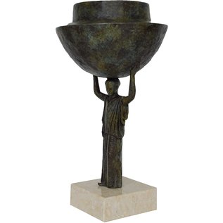 Censer of Delphi - 11 Inches Tall in Bronze - Made in Greece
