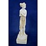 Statue of Sappho - 6.2  Inches Tall in Aged Alabaster - Made in Greece