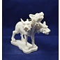Cerberus, Guardian of the Underworld - 4.3  Inches Tall in Aged Alabaster - Made in Greece